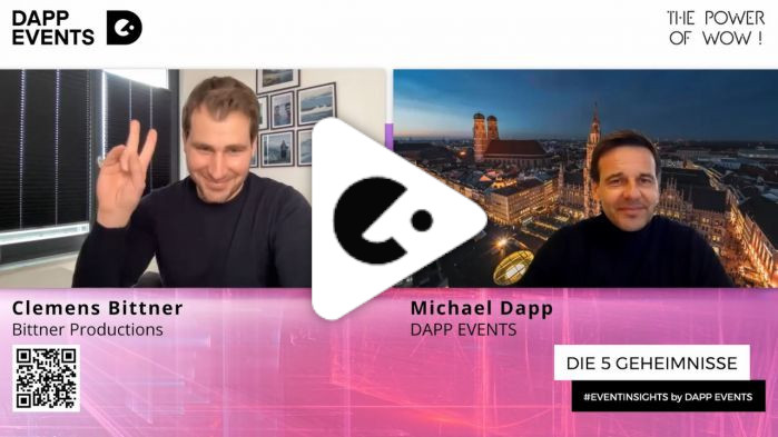 EVENTINSIGHTS: Die 5 Geheimnisse zum Thema Eventfilm